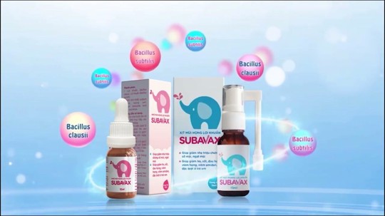 Nhỏ và xịt mũi họng lợi khuẩn Subavax - Giúp tăng miễn dịch bảo vệ hệ hô hấp của trẻ